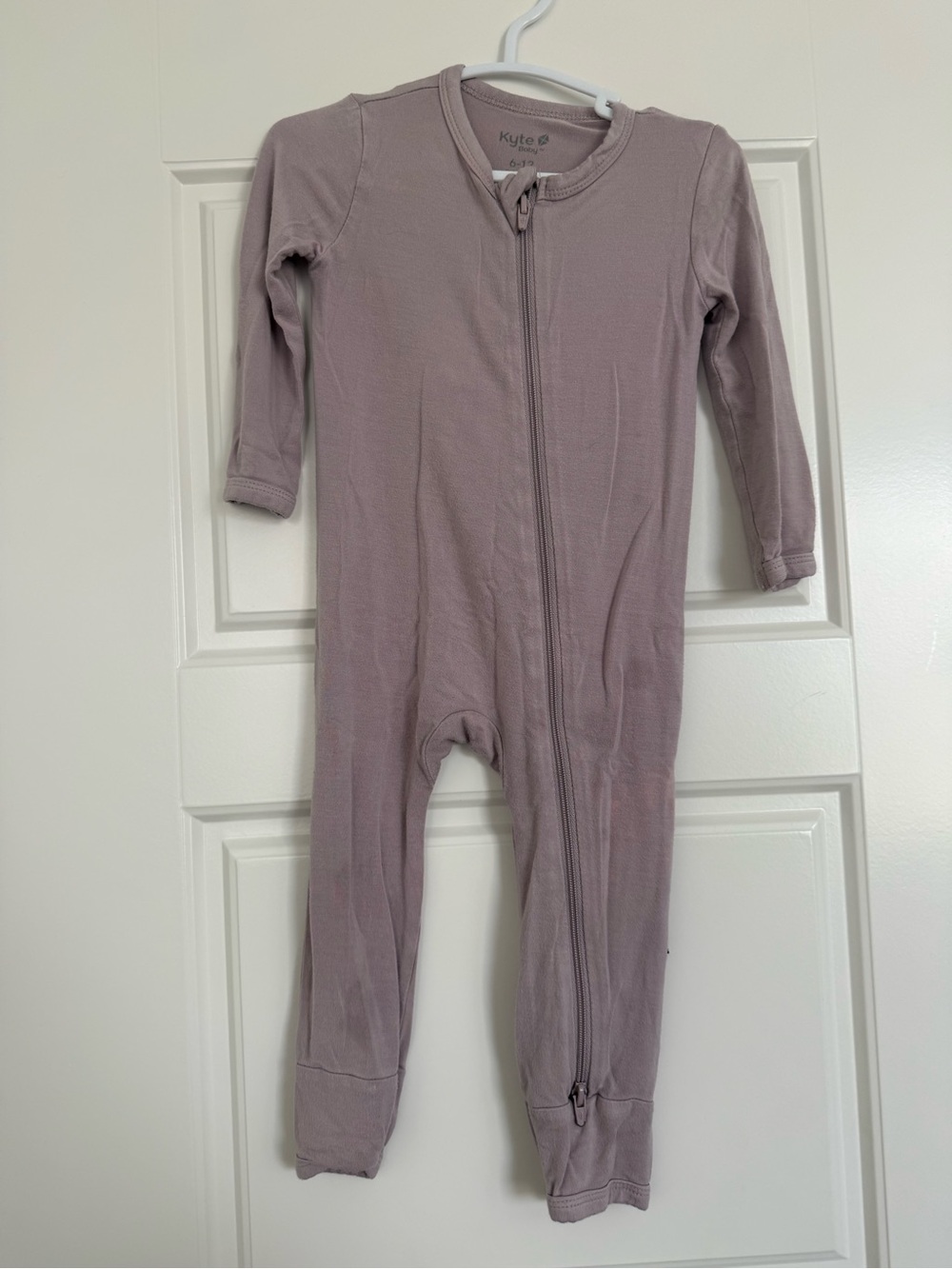 Kyte BABY Dusty Mauve Zip Romper Footie